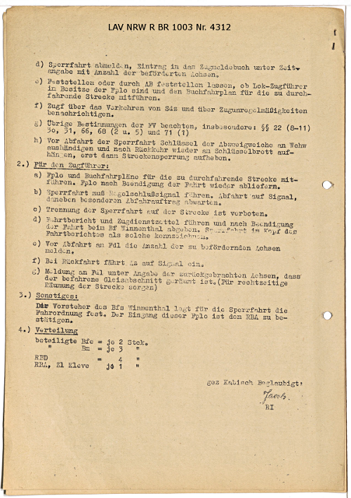 Fahrplananordnung II