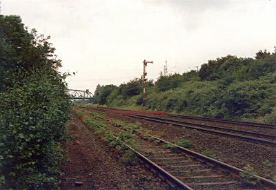Hohenbudberg Rbf, Einfahrsignal T aus Richtung Rheinhausen