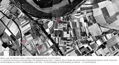 Luftbild Birten 1952
