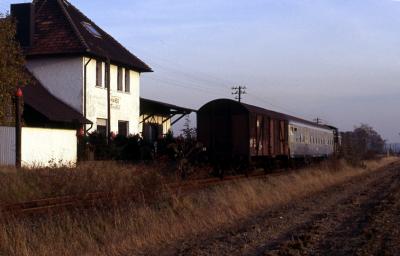 Der ehem. Bahnhof Wardt